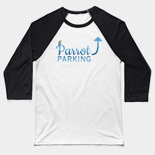 Parrot Parking - Budgie Baseball T-Shirt